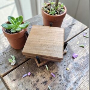 Set of 4 Hickory Coasters