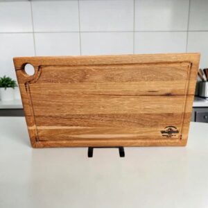 Hickory Cutting Board with Juice Groove.