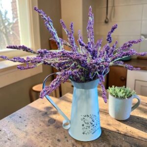 Blue Metal with Lavender