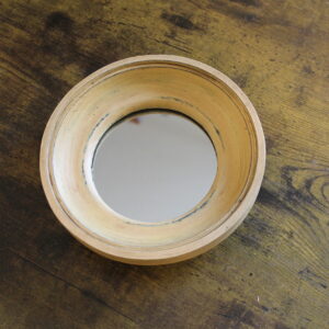 Small Vintage Hand-Painted Wall Mirror