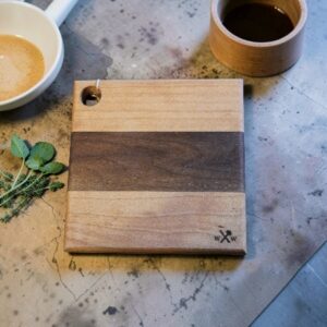 Small Walnut and Maple Prep Board